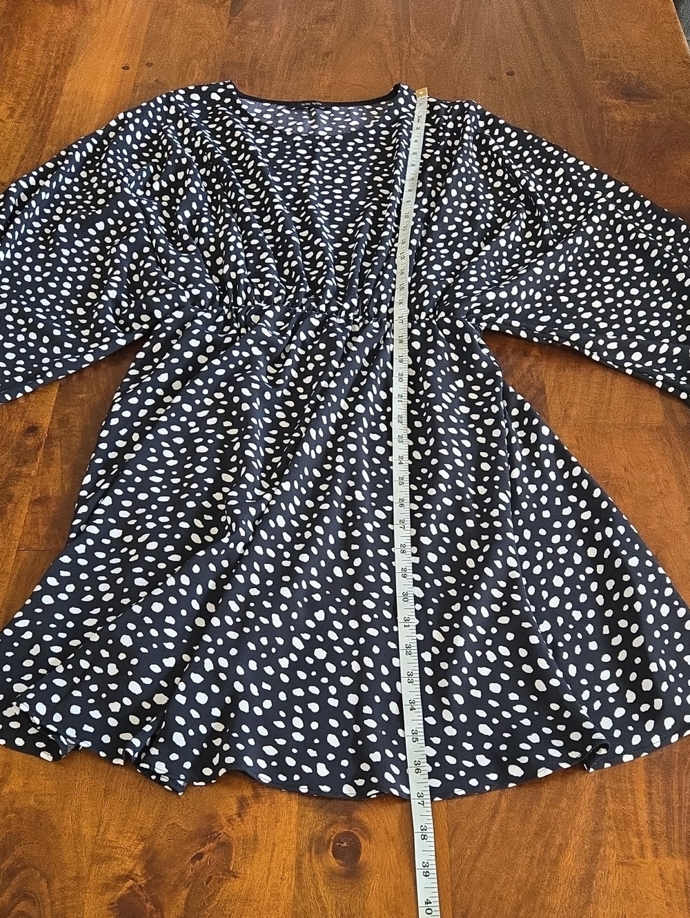 NWOT Forever 21 Polka Dot Mini Dress Size 1X - Picture 8 of 9